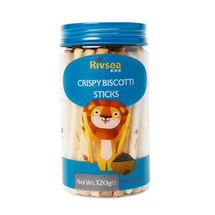 禾泱泱棒饼儿童手指饼干醇净香脆奶酪芝麻味韧性饼干磨牙棒口水饼