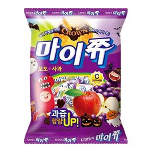 韩国直邮crown芒果哈密瓜水果酸甜维生素C软糖木糖醇92克休闲食品