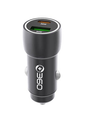 360车载充电器双口超级快充