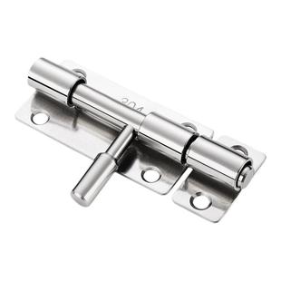 不锈钢插销锁扣免打孔大门木门对开门明插销门栓门扣门销门插销