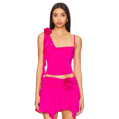 Lovers and Friends CASEY 上装REVOLVE音乐节博主同款