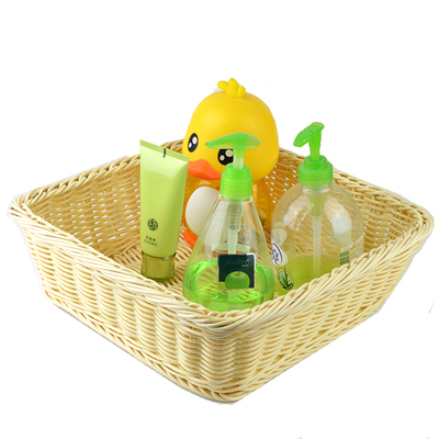 面包筐水果篮子编织收纳篮糖果盘