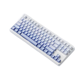 前行者X87侧刻机械键盘客制化有线女生高颜值办公游戏电竞麻将音