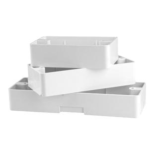 明盒墙壁接线盒明装底盒118型开关插座明线盒明装下线一位两位明