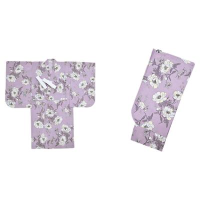 日系母女亲子款防皱振袖和服浴衣