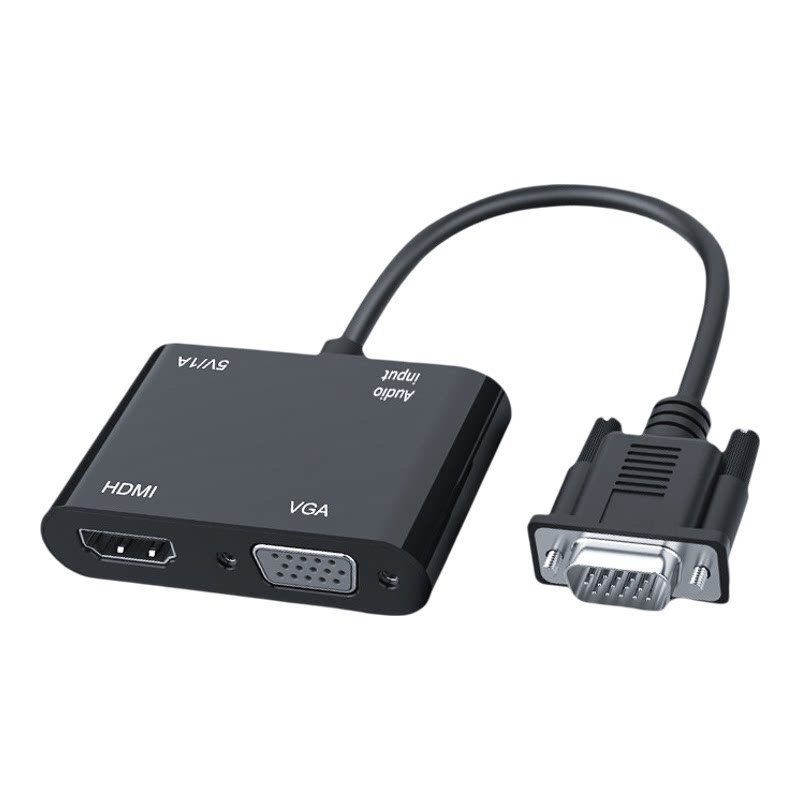 VGA转HDMI+1080P免驱双屏同显