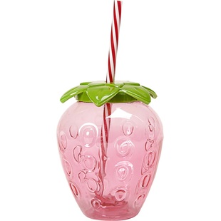 创意卡通奶茶草莓杯子一次性饮料瓶菠萝杯星星杯果汁摆摊网红商用