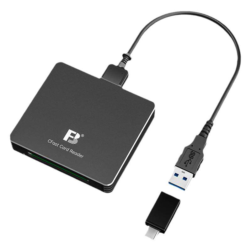 沣标CFast2.0读卡器USB3.0高速typec转换存储卡otg安卓手机电脑两用适用尼康D4/D5单反内存D6相机D850佳能1DX