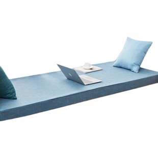 定制飘窗垫窗台垫子高密度海绵榻榻米床垫 椅垫北欧阳台沙发卡座