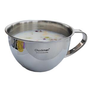 Chockmen18-10不锈钢泡面碗早餐燕麦牛奶杯多用杯单层加厚吃饭碗