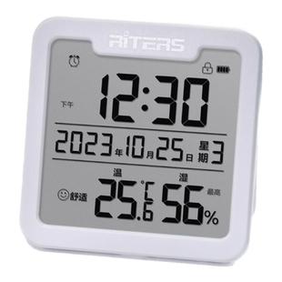 电子温湿度计精准家用室内温度计婴儿房高精度时间闹钟空气测温计