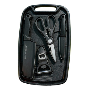 户外刀具套装便携式露营野炊装备用品全套野餐菜刀菜板厨具收纳包