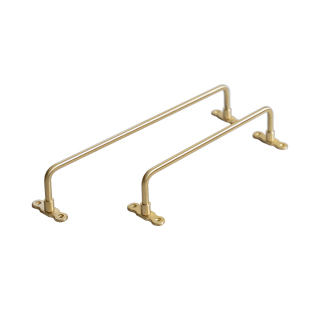 黄铜挂杆304不锈钢挂杆打孔厨房挂钩免打孔锅铲厨具锅具挂架横杆