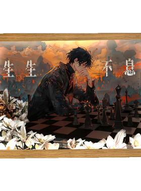 十日终焉灯光画齐夏周边手办小夜灯动漫生日礼物氛围灯装饰摆画