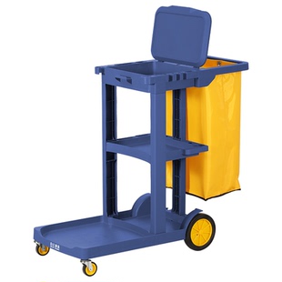 白云清洁手推保洁车多功能可移动物业清洁工具打扫卫生宾馆酒店