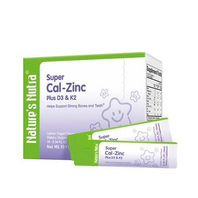 莱思纽卡钙锌同补维D3＋K2条30条