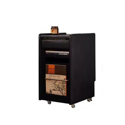 法式复古可移动实木床头柜