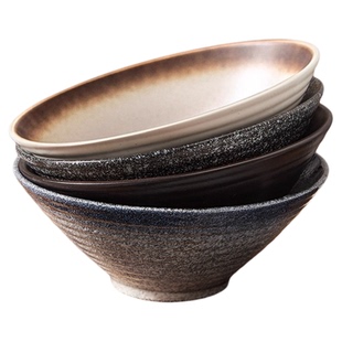 日式陶瓷拉面碗家用2026新款8寸大号汤面碗泡面碗斗笠吃面条大碗