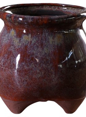 小三脚花器特价釉盆36元包邮