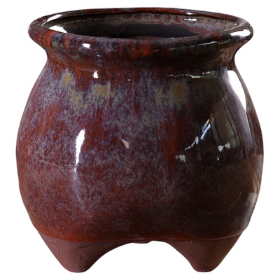 小三脚花器特价釉盆36元包邮