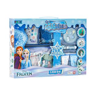 正版冰雪奇缘奶油胶咕卡套装女孩玩具diy手工手帐贴纸礼盒古卡女生库卡生日礼物奖励儿童酷卡迪士尼艾莎咕咔