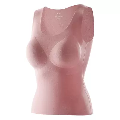 简云羊毛蚕丝文胸保暖上衣