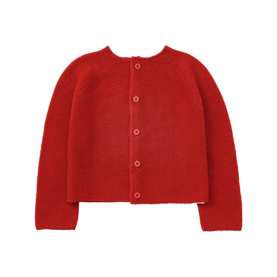 MARLMARL秋冬儿童新年红色针织衫