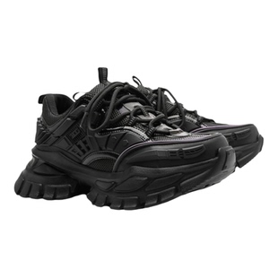 王安宇同款宇宙碳刃机甲老爹鞋男女黑色复古厚底增高+5CM运动潮鞋