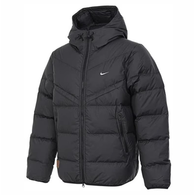 Nike耐克羽绒服男外套短款冬新款连帽保暖防风夹克HQ4183-010