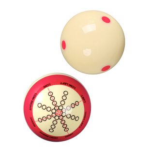 8A水晶球台球母球韩标白球单颗斯诺克黑八训练母球台球厅用品大全