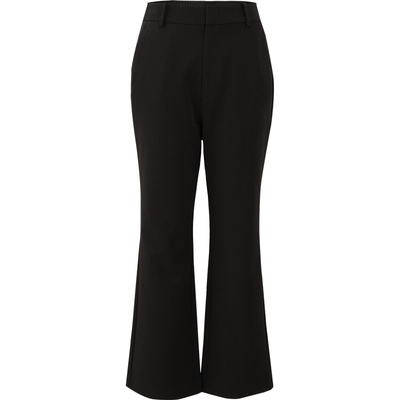 娅丽达黑色微喇裤女夏薄款女裤子