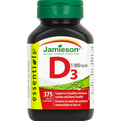 Jamieson维生素D31000IU375片