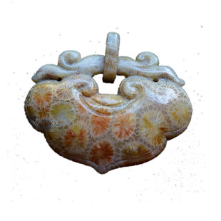 精品!天然珊瑚玉戒指 果冻彩花玉化珊瑚玉菊花玉戒指925镀银活圈