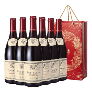 【勃艮第黑皮诺】ASC法国红酒路易亚都/雅都干红进口葡萄酒整箱装