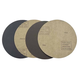 金相背胶砂纸 10英寸250mm 碳化硅耐水耐圆形研磨砂纸