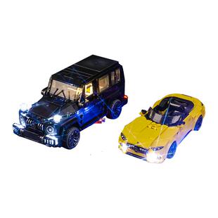 Brick Bling 适用乐高SPEED76924梅赛德斯越野车和跑车灯饰灯光组