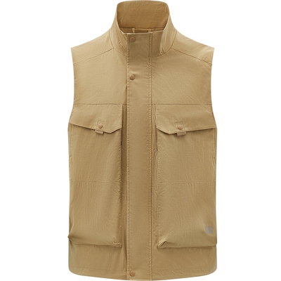 CAT卡特25秋冬新款男士尼龙对称口袋轻户外单马甲商场同款