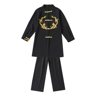 儿童中国风服装元旦演出服女孩合唱服武术表演服古装男童街舞套装