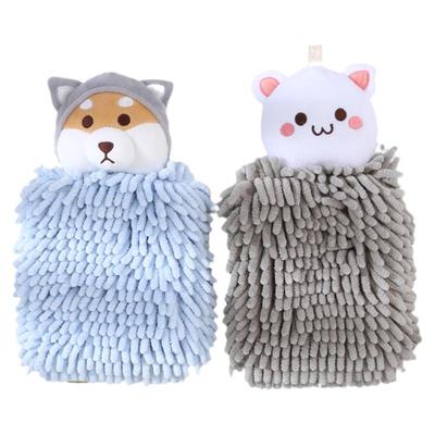 方巾擦手巾挂式吸水儿童小方巾