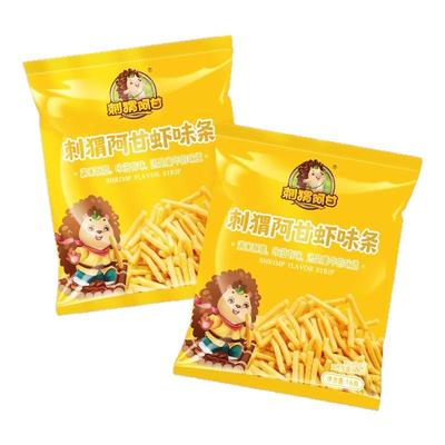 刺猬阿甘虾味条16gx50包