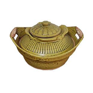 【自营】日本原装进口独步炎家用石锅涮烤一体砂锅多功能烤肉火锅