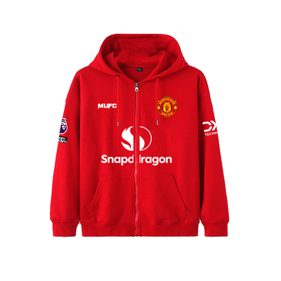 25-26赛季曼联队服红魔开衫卫衣