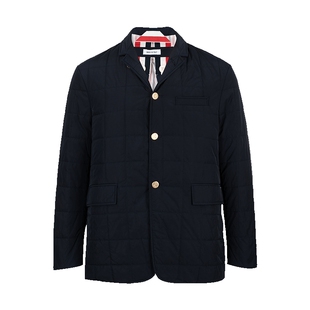 Thom Browne汤姆布朗男保暖防寒三条纹羽绒服男士冬季精选