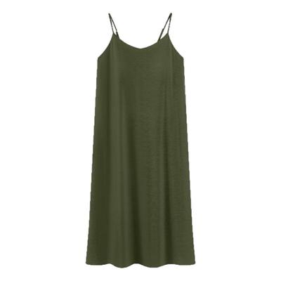 莫代尔冰丝小清新带胸垫连衣裙女