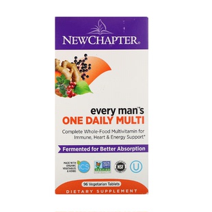 NewChapter新章Men‘s男性普通综合复合维生素Daily每日一粒72/96