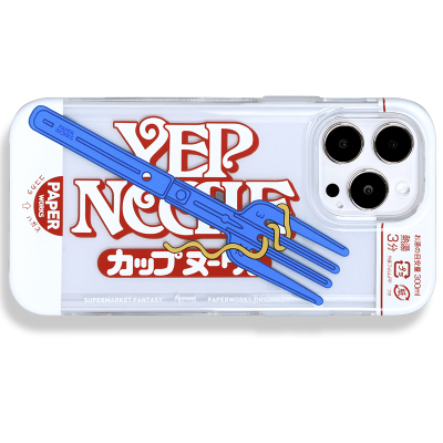 杯面图案手机壳苹果原创iPhone14