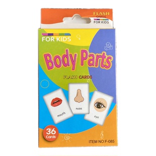 Kids English Flash Cards外贸英语学习认知卡片全套儿童早教闪卡