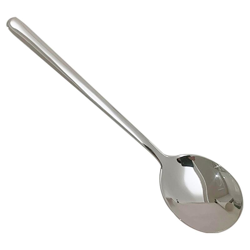 316不锈钢勺子食品级家用吃饭勺子韩式长柄加厚调羹儿童汤勺餐具