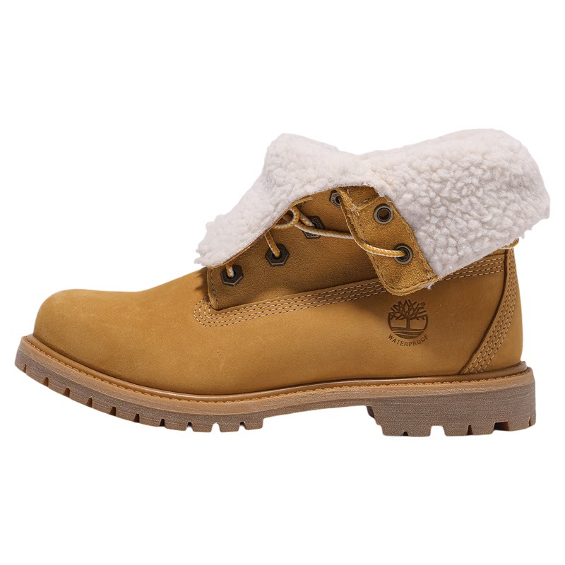 Timberland添柏岚户外女鞋防水加绒保暖翻靴两穿6寸靴黄靴|8329R