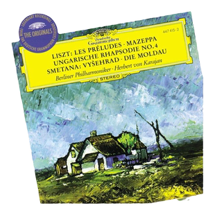 原装进口 卡拉扬 李斯特 前奏曲 斯美塔那我的祖国 德版CD唱片